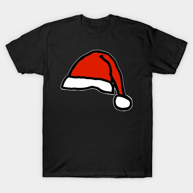 Christmas Hat for Santa T-Shirt by ellenhenryart